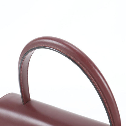 Cartier Must Line Bordeaux Leather Handbag — view 2