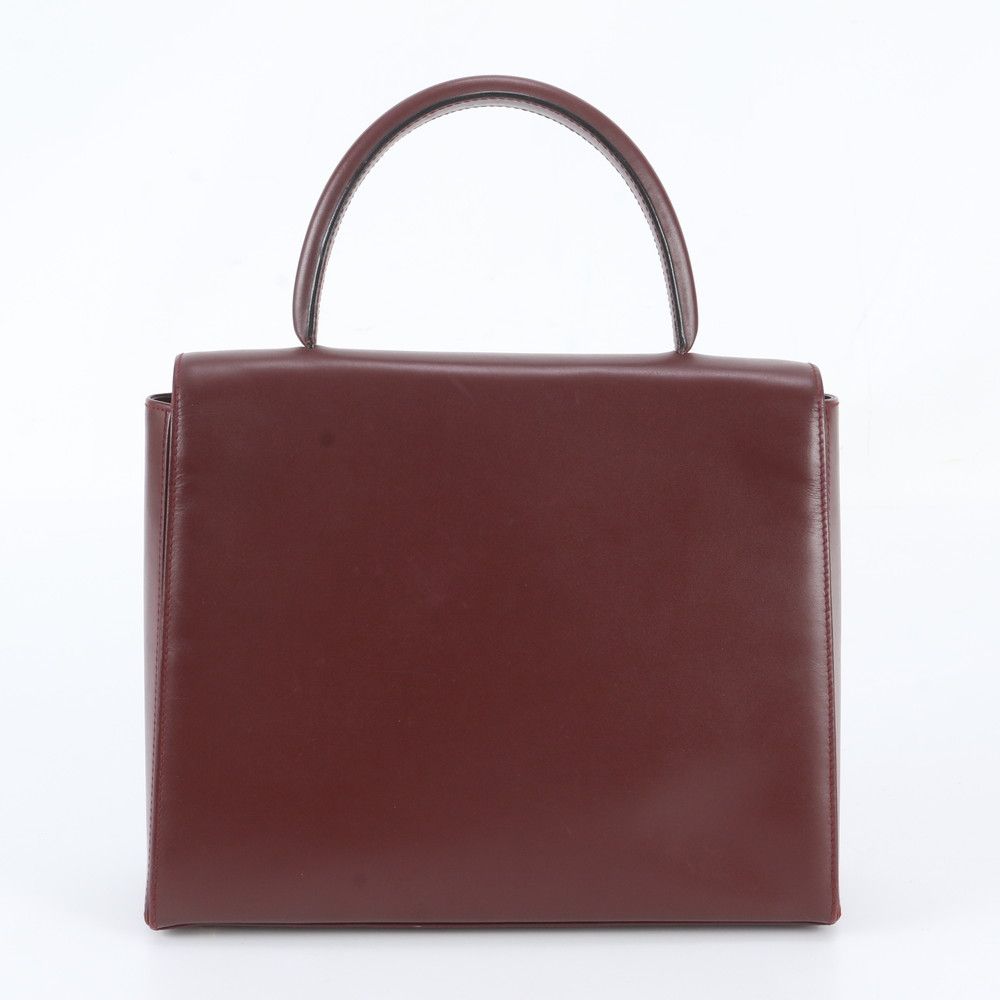 Cartier Must Line Bordeaux Leather Handbag — view 3