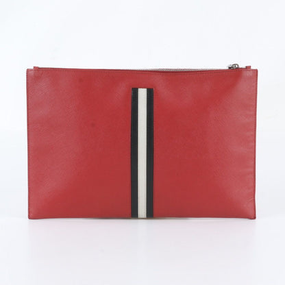 Prada Saffiano Leather Clutch Pouch Business — view 2
