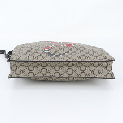 Gucci GG Supreme Kingsnake Print 2-Way Tote Bag Crossbody Shoulder — view 7