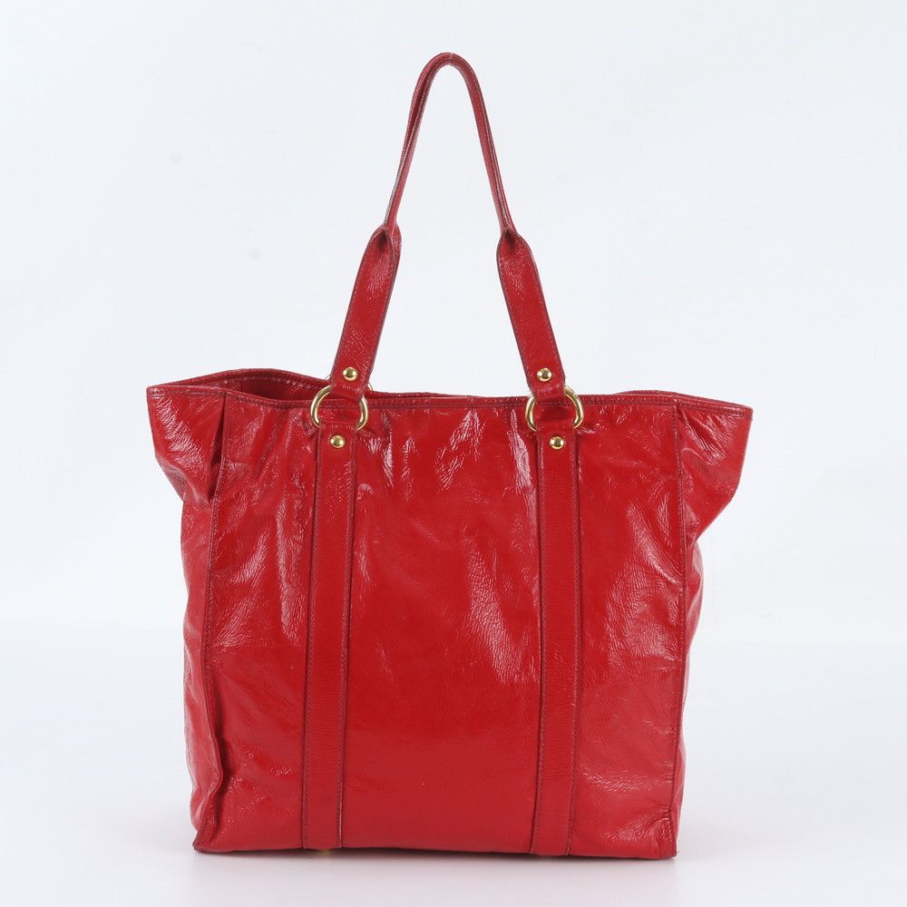 Miu Miu Leather Tote Bag Shoulder Hand — view 3