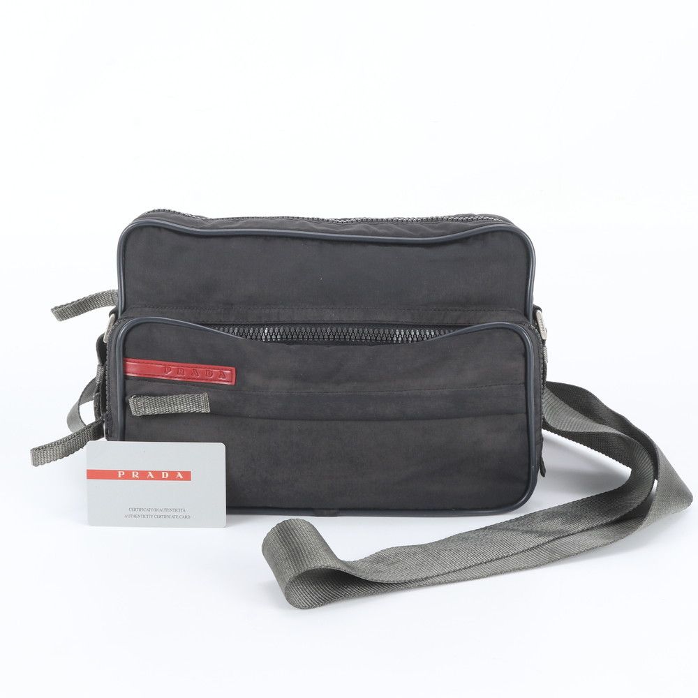 Prada Sport Shoulder Bag Crossbody Messenger Black