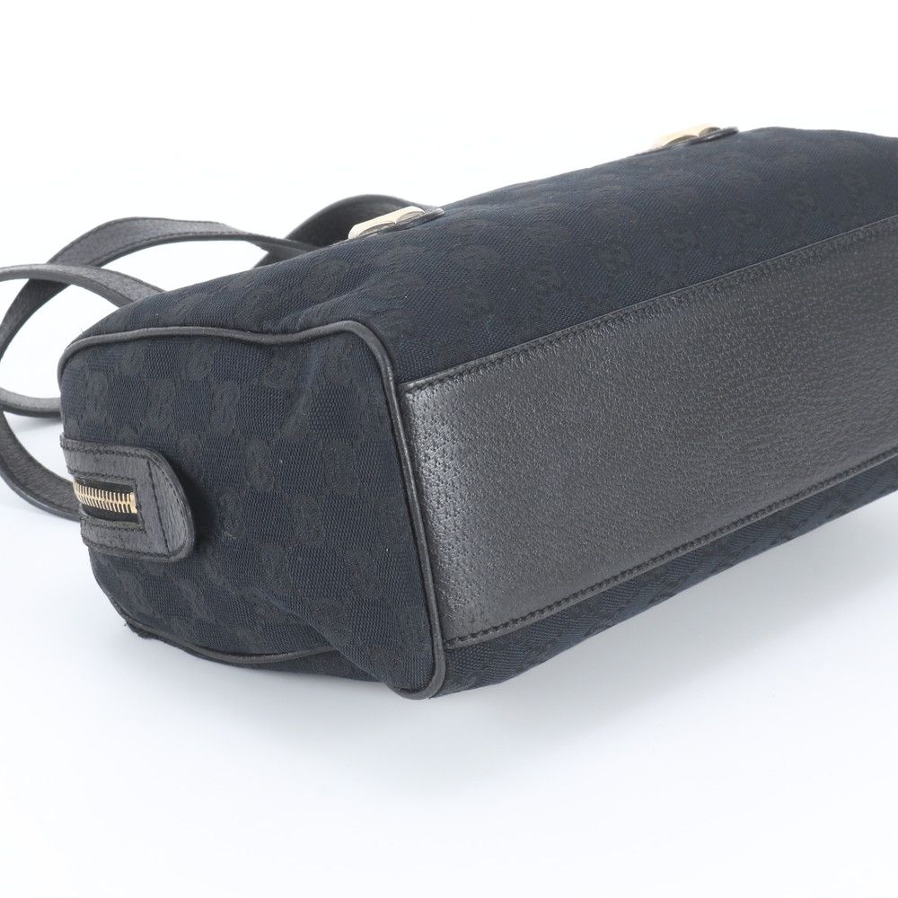 Gucci Included GG Canvas Mini Boston Leather Shoulder Bag — view 5
