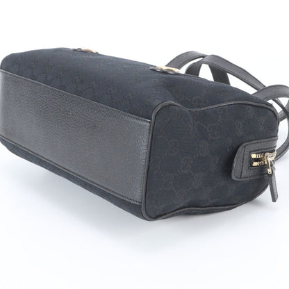 Gucci Included GG Canvas Mini Boston Leather Shoulder Bag — view 4