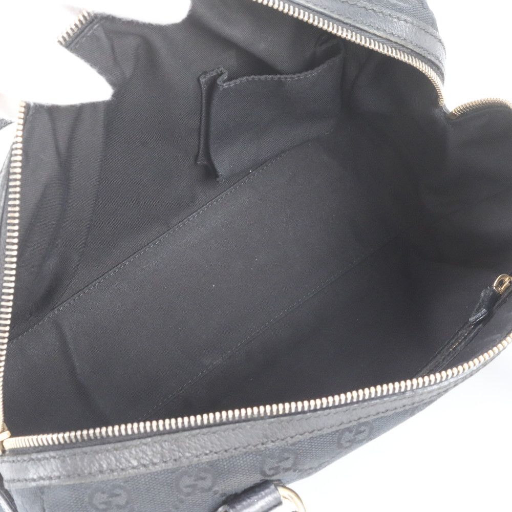Gucci Included GG Canvas Mini Boston Leather Shoulder Bag — view 7