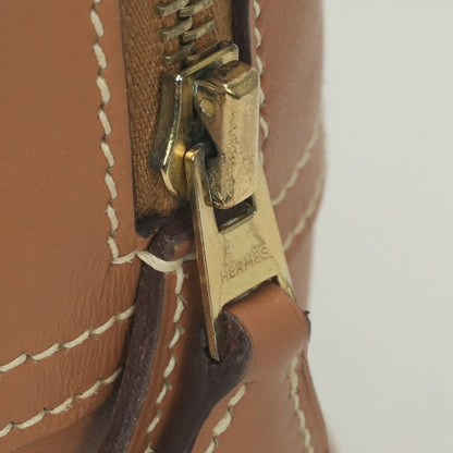 Hermes Plume 32 Tote Gulliver Natural Brown Gold Handbag — view 7