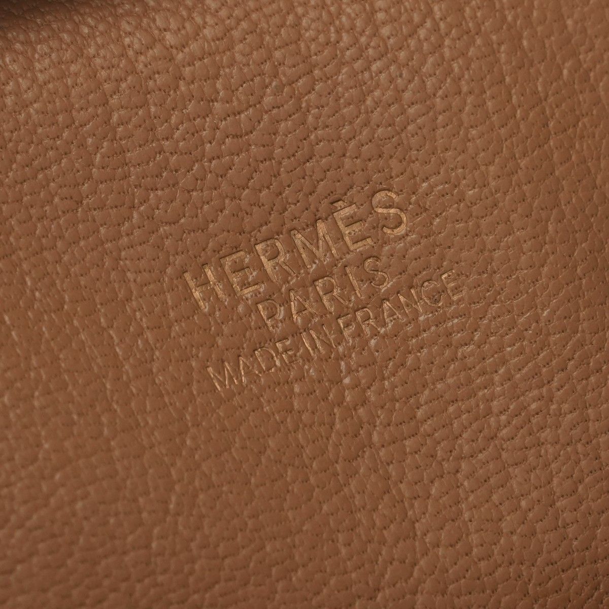 Hermes Plume 32 Tote Gulliver Natural Brown Gold Handbag — view 8