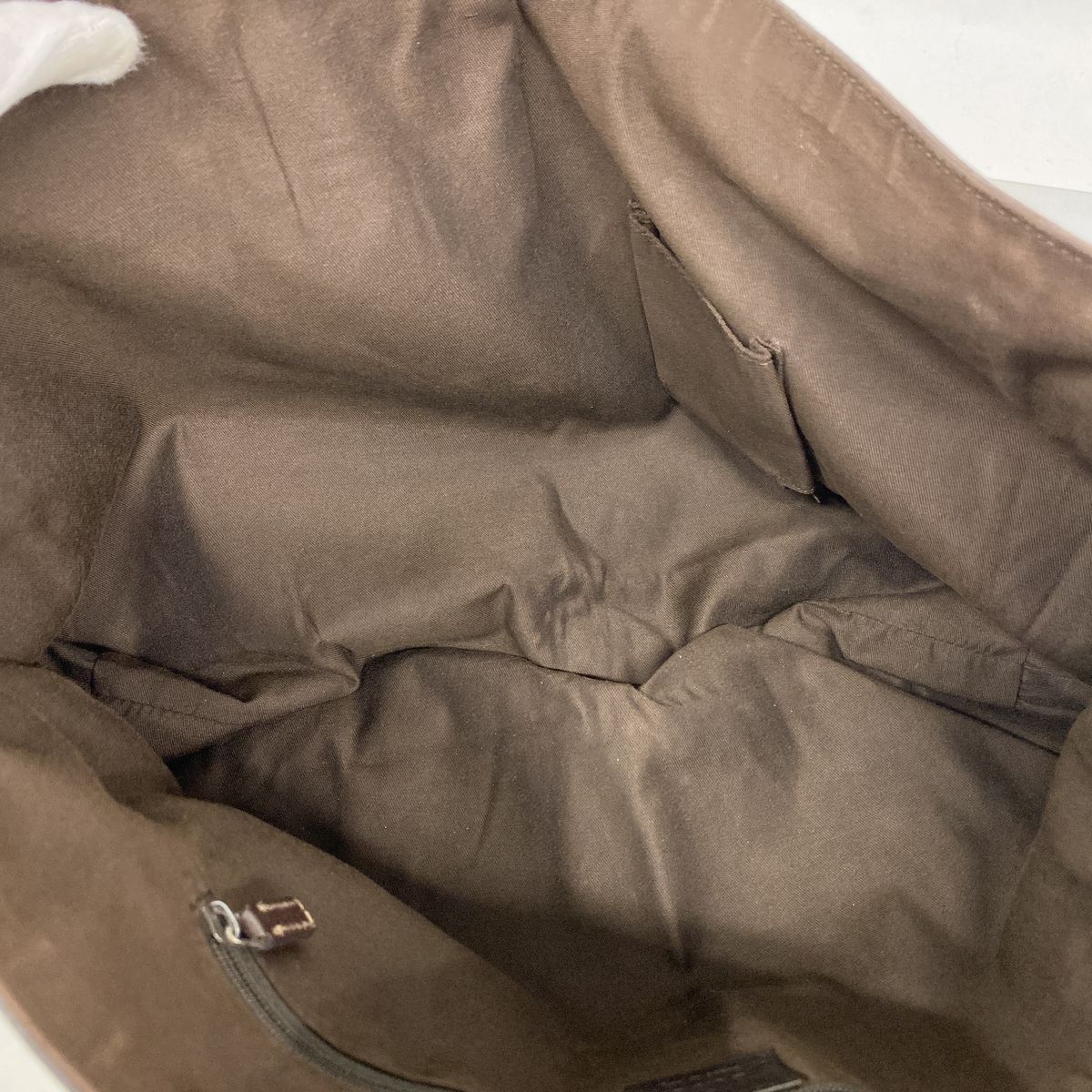 Gucci Tote Bag GG Canvas Beige Brown Champagne Gold — view 4