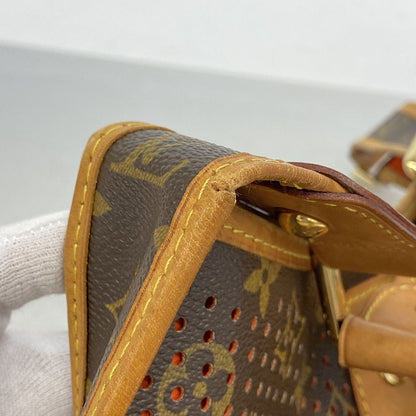 Louis Vuitton Shoulder Bag Monogram Perfo Demilune Orange — view 6