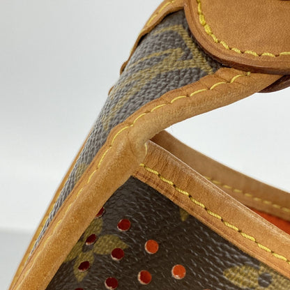 Louis Vuitton Shoulder Bag Monogram Perfo Demilune Orange — view 8