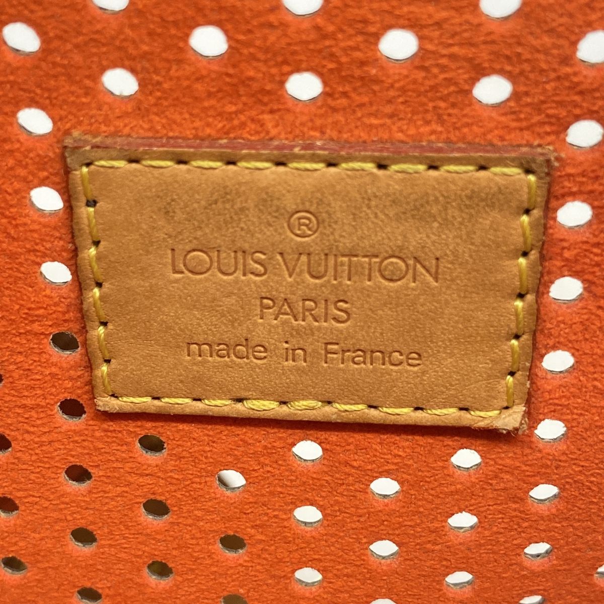 Louis Vuitton Shoulder Bag Monogram Perfo Demilune Orange — view 5