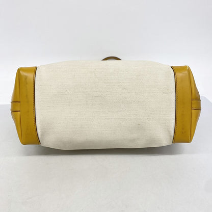 Gucci Tote Bag Canvas Beige Yellow Champagne Gold — view 3