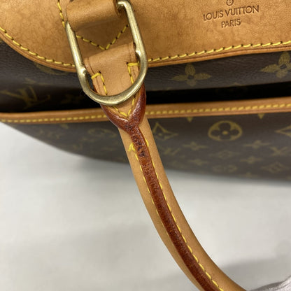 Louis Vuitton Handbag Monogram Deauville Brown — view 8