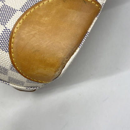 Louis Vuitton Tote Bag Damier Azur Hampstead MM White — view 8