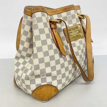 Louis Vuitton Tote Bag Damier Azur Hampstead MM White — view 2