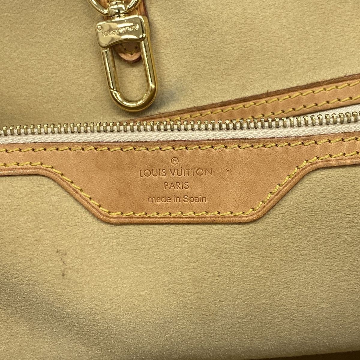 Louis Vuitton Tote Bag Damier Azur Hampstead MM White — view 5