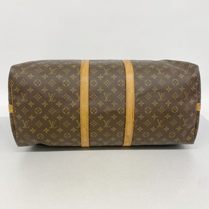Louis Vuitton Boston Bag Monogram Keepall Bandouliere 55 Brown — view 3