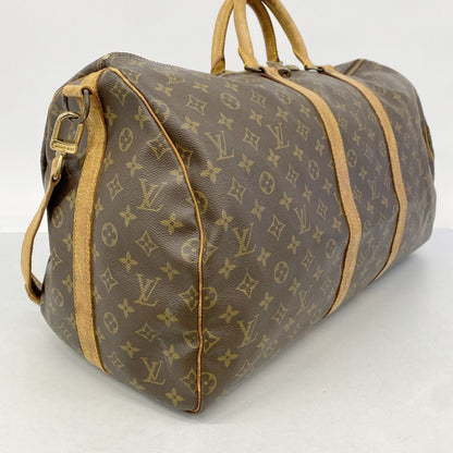Louis Vuitton Boston Bag Monogram Keepall Bandouliere 55 Brown — view 2