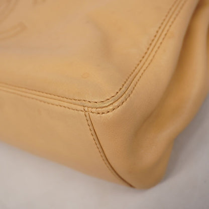 Chanel Handbag Lambskin Beige Gold — view 6