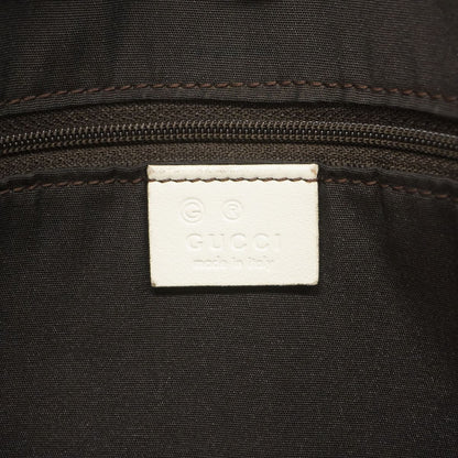 Gucci Tote Bag Canvas Navy Gold — view 5