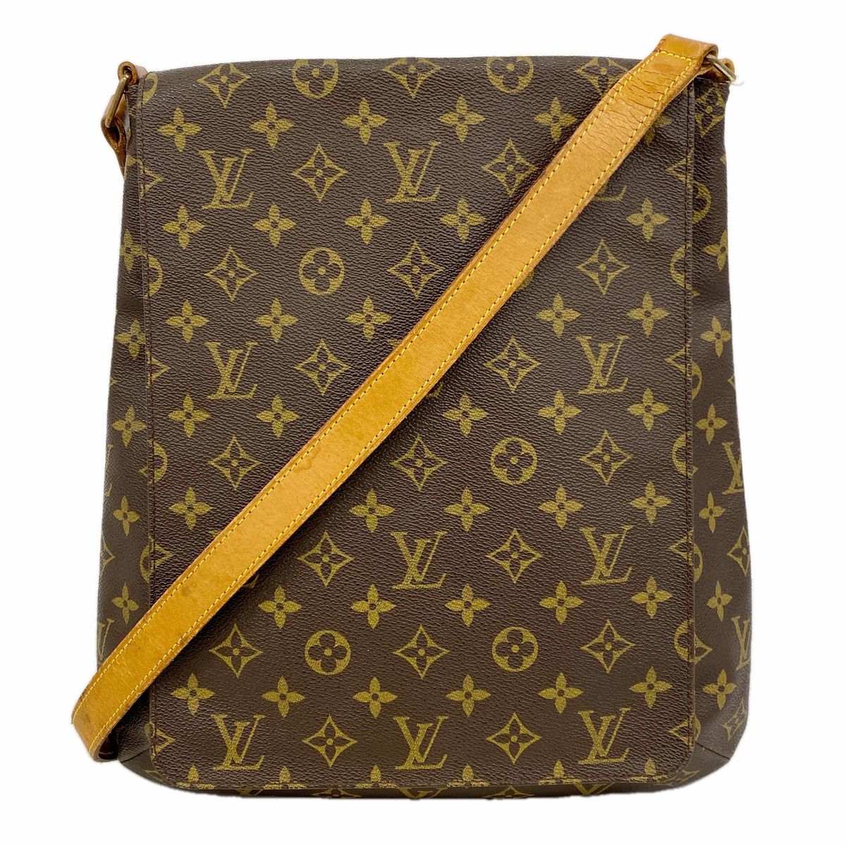 Louis Vuitton Shoulder Bag Monogram Musette Brown