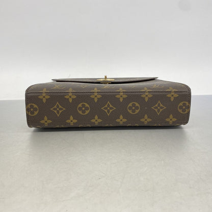 Louis Vuitton Handbag Monogram Malesherbes Brown — view 3