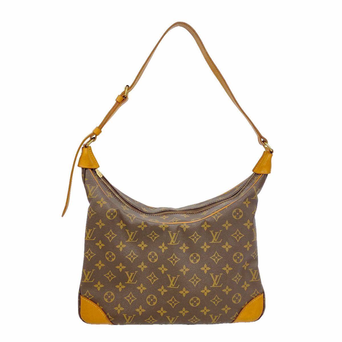 Louis Vuitton Shoulder Bag Monogram Boulogne 35 Brown