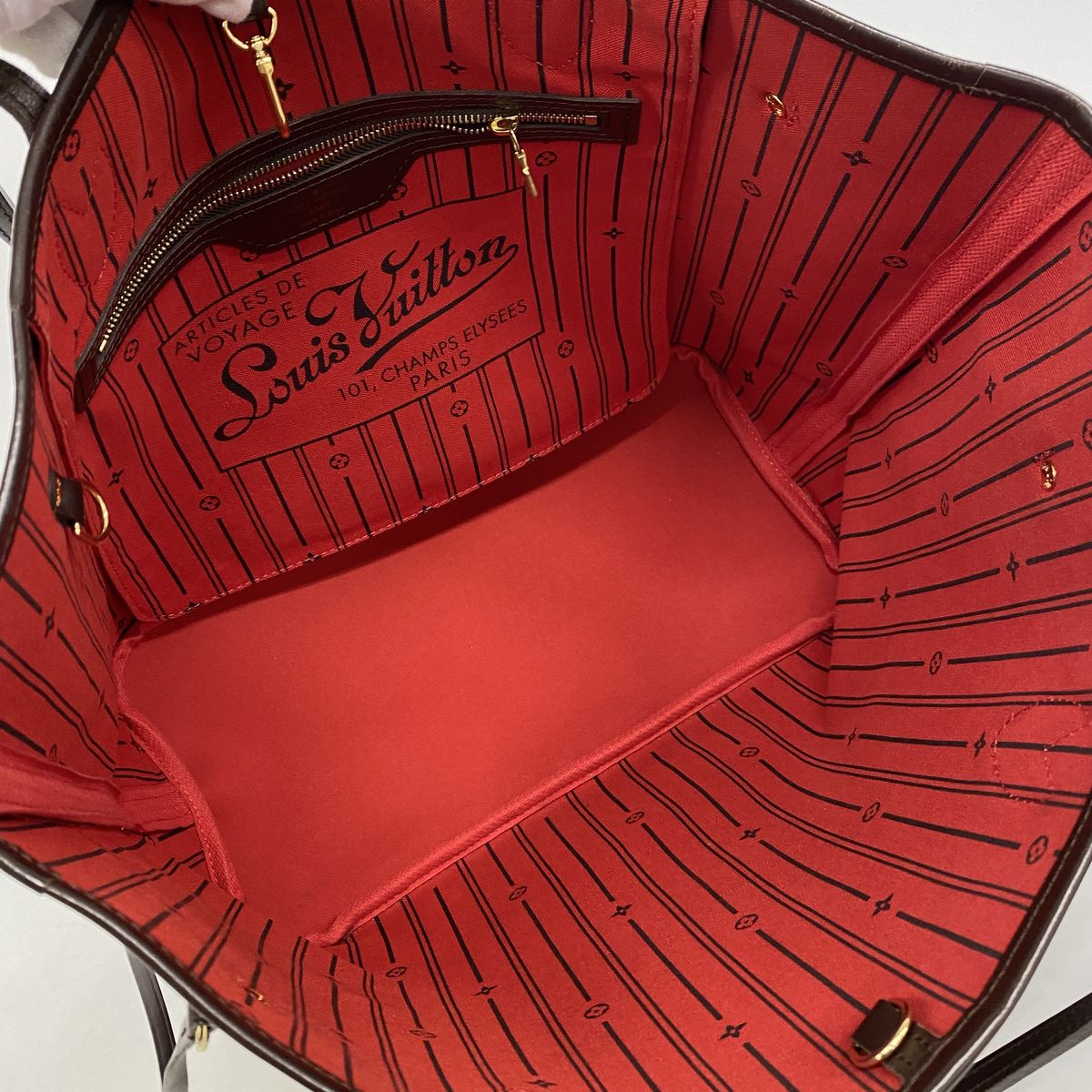 Louis Vuitton Tote Bag Damier Neverfull MM Ebene — view 4