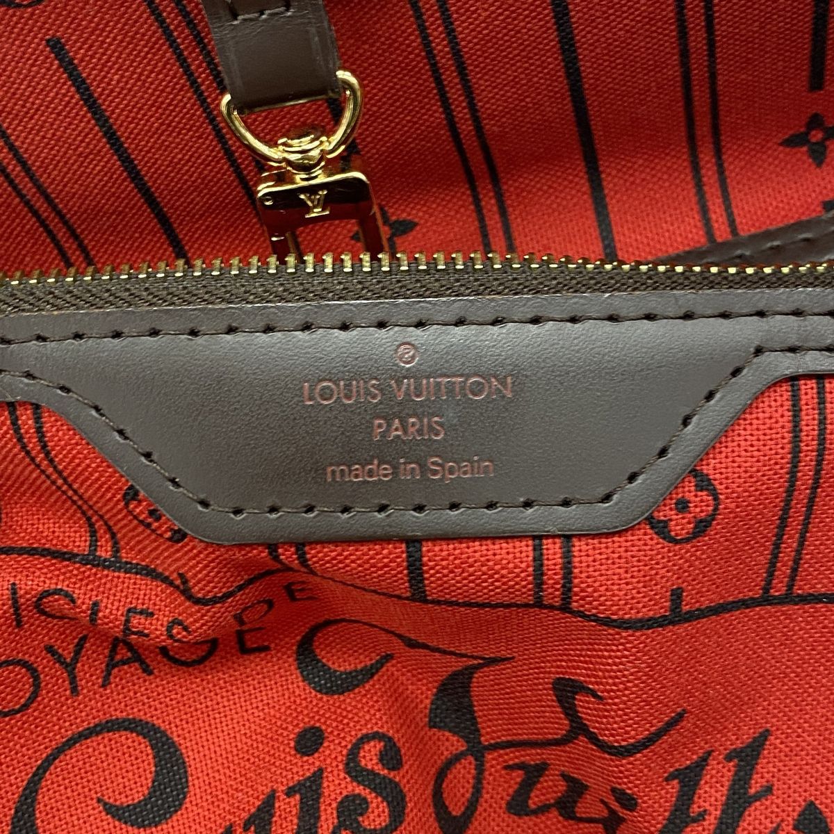 Louis Vuitton Tote Bag Damier Neverfull MM Ebene — view 5
