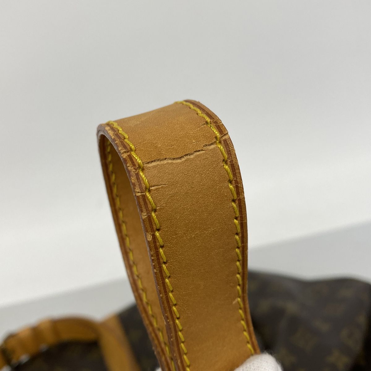 Louis Vuitton Boston Bag Monogram Keepall Bandouliere 55 Brown — view 7