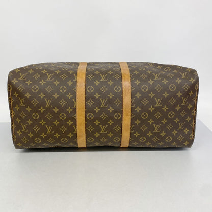 Louis Vuitton Boston Bag Monogram Keepall 55 Brown — view 3