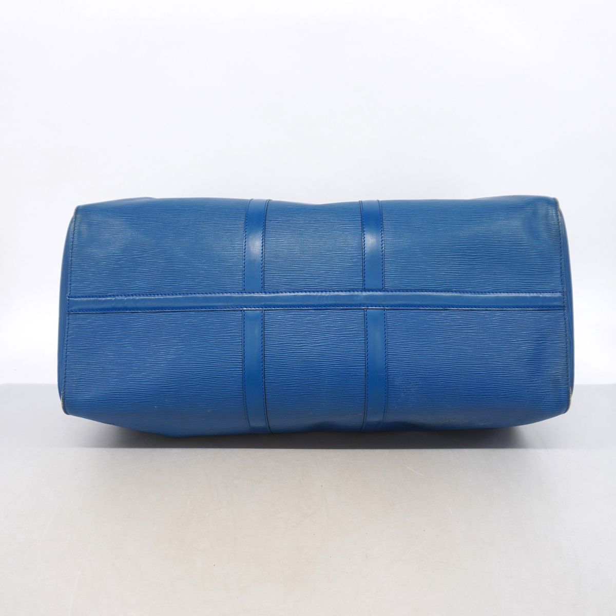Louis Vuitton Boston Bag Epi Keepall 55 Toledo Blue — view 3