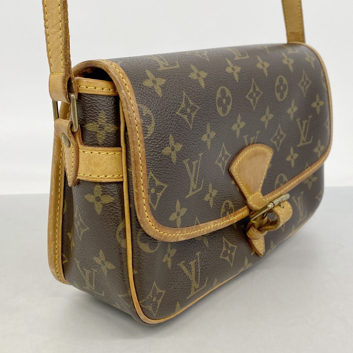 Louis Vuitton Shoulder Bag Monogram Solonge Brown — view 2