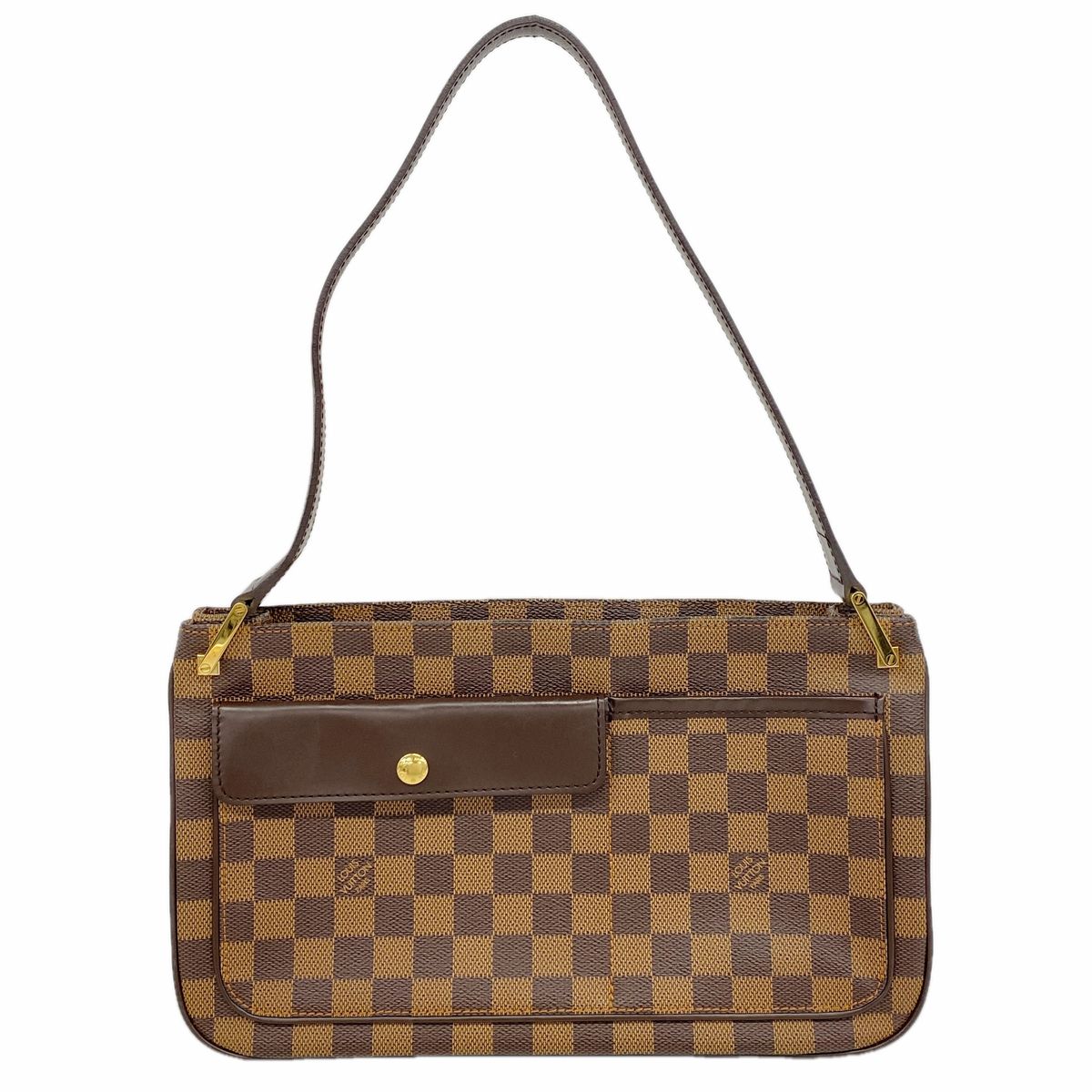 Louis Vuitton Shoulder Bag Damier Aubagne Ebene