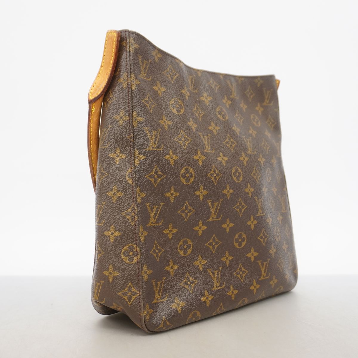 Louis Vuitton Shoulder Bag Monogram Looping GM Brown — view 2
