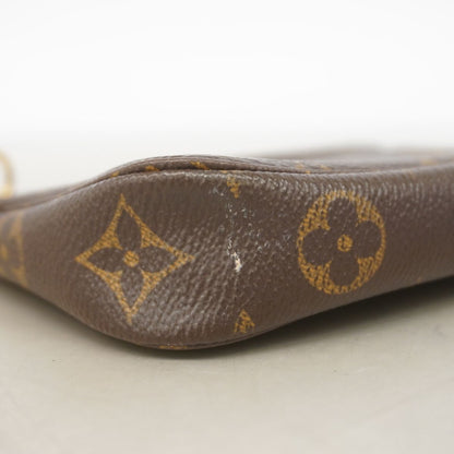 Louis Vuitton Pouch Monogram Mini Pochette Accessoires Brown — view 8