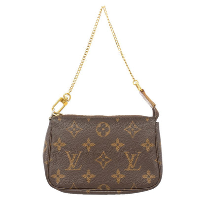 Louis Vuitton Pouch Monogram Mini Pochette Accessoires Brown