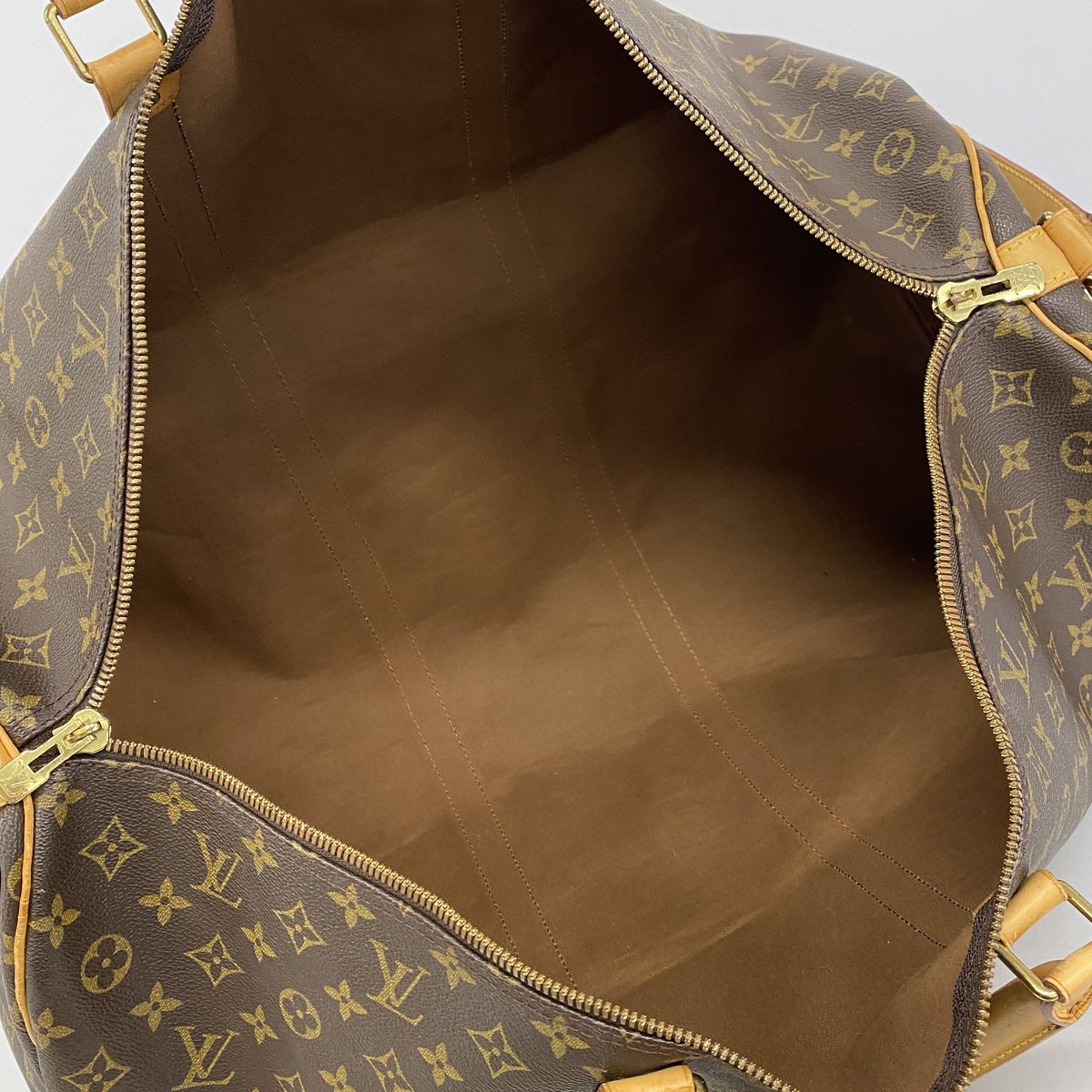 Louis Vuitton Boston Bag Monogram Keepall Bandouliere 60 Brown — view 4