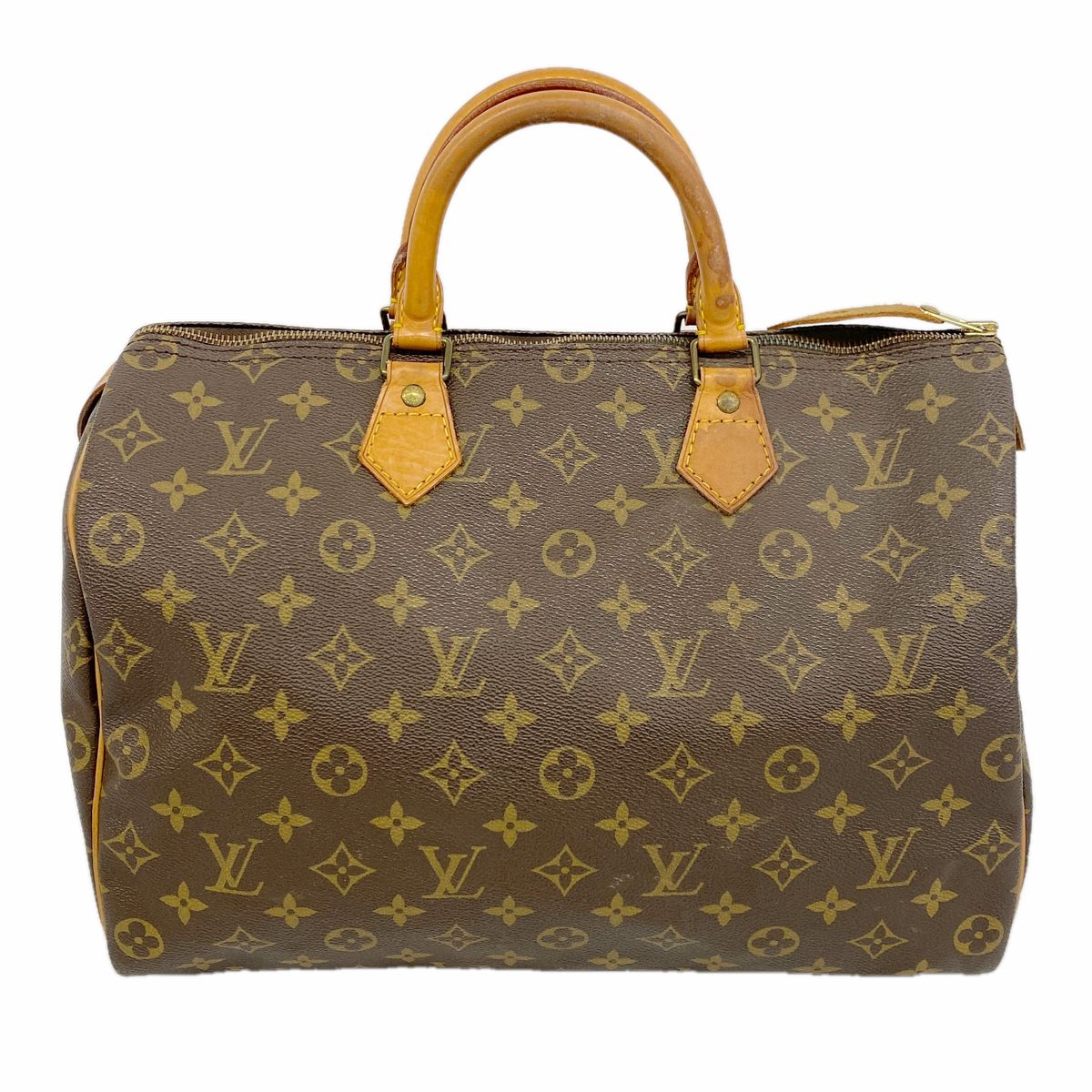 Louis Vuitton Handbag Monogram Speedy 35 Brown