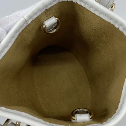 Louis Vuitton Handbag Monogram Nano Bucket Brown White 2-Way Bag — view 4