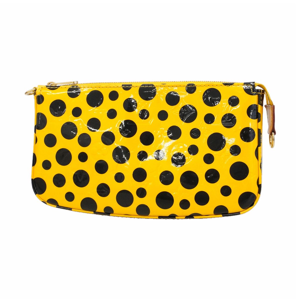 Louis Vuitton Pouch Vernis Infinity Dot Pochette Accessoires Jaune Yayoi Kusama