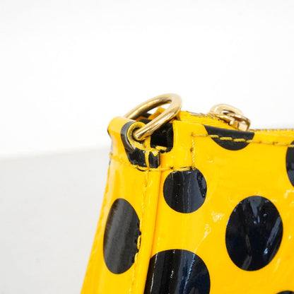 Louis Vuitton Pouch Vernis Infinity Dot Pochette Accessoires Jaune Yayoi Kusama — view 6