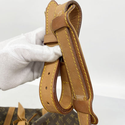 Louis Vuitton Boston Bag Monogram Keepall Bandouliere 60 Brown — view 7