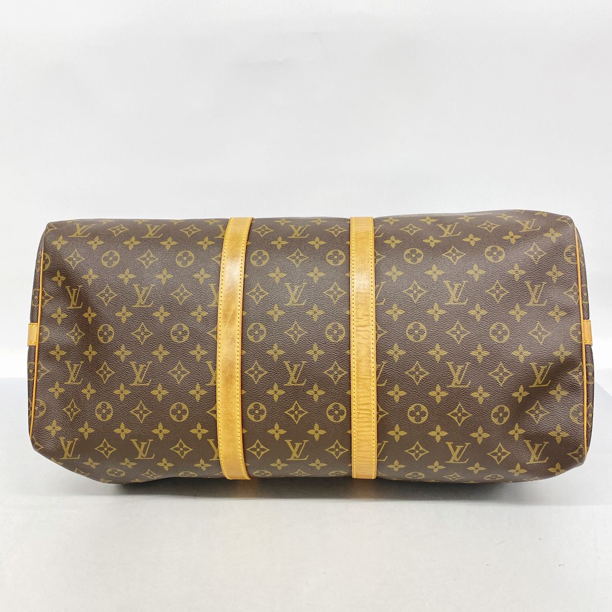 Louis Vuitton Boston Bag Monogram Keepall Bandouliere 55 Brown — view 3