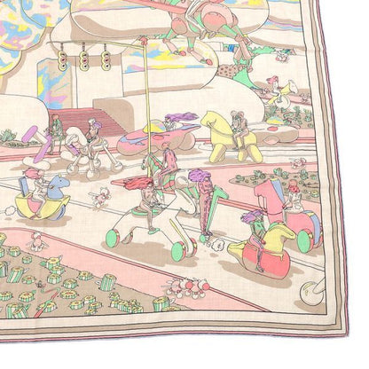 Hermes Carre Geant Cashmere Silk Scarf — view 8