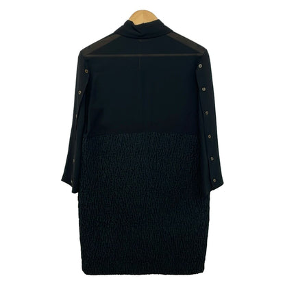 Fendi Dress S Black Long Sleeve Gather — view 2