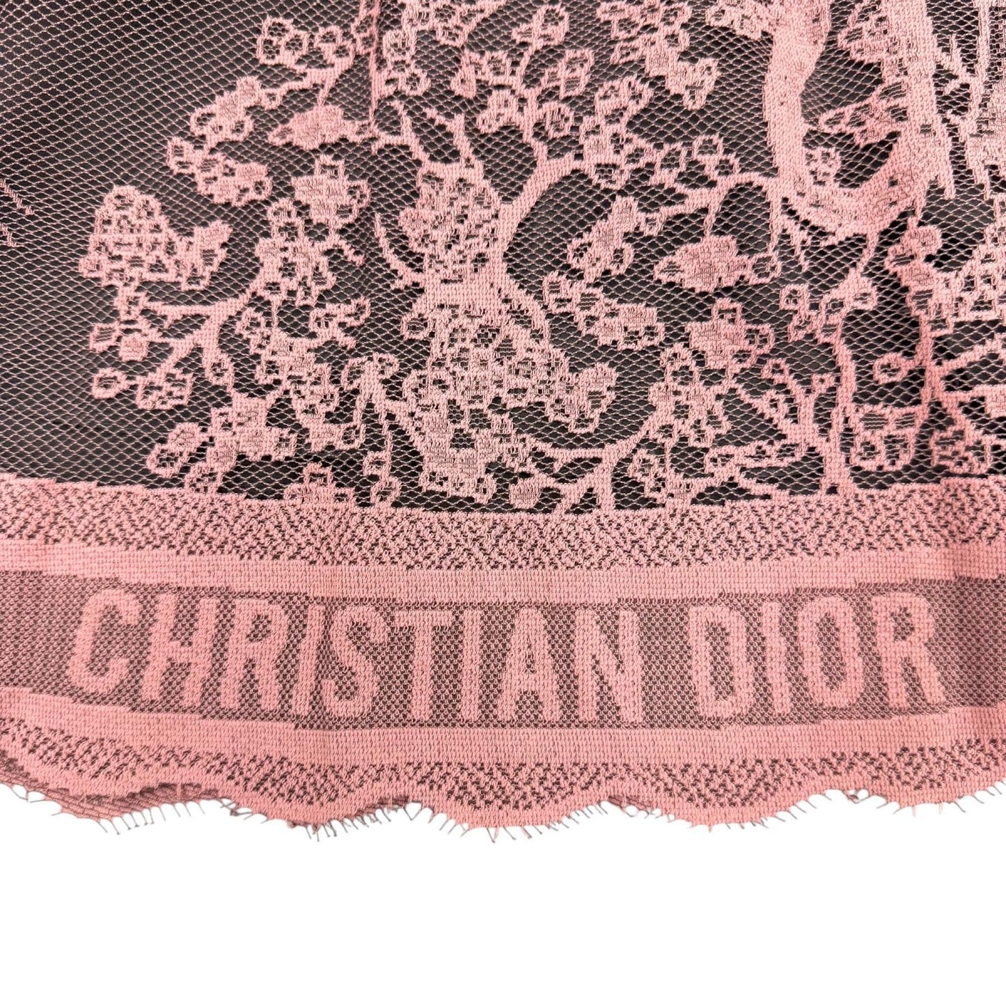 Dior Lace Dioriviera Midi Skirt Pink 44 — view 6