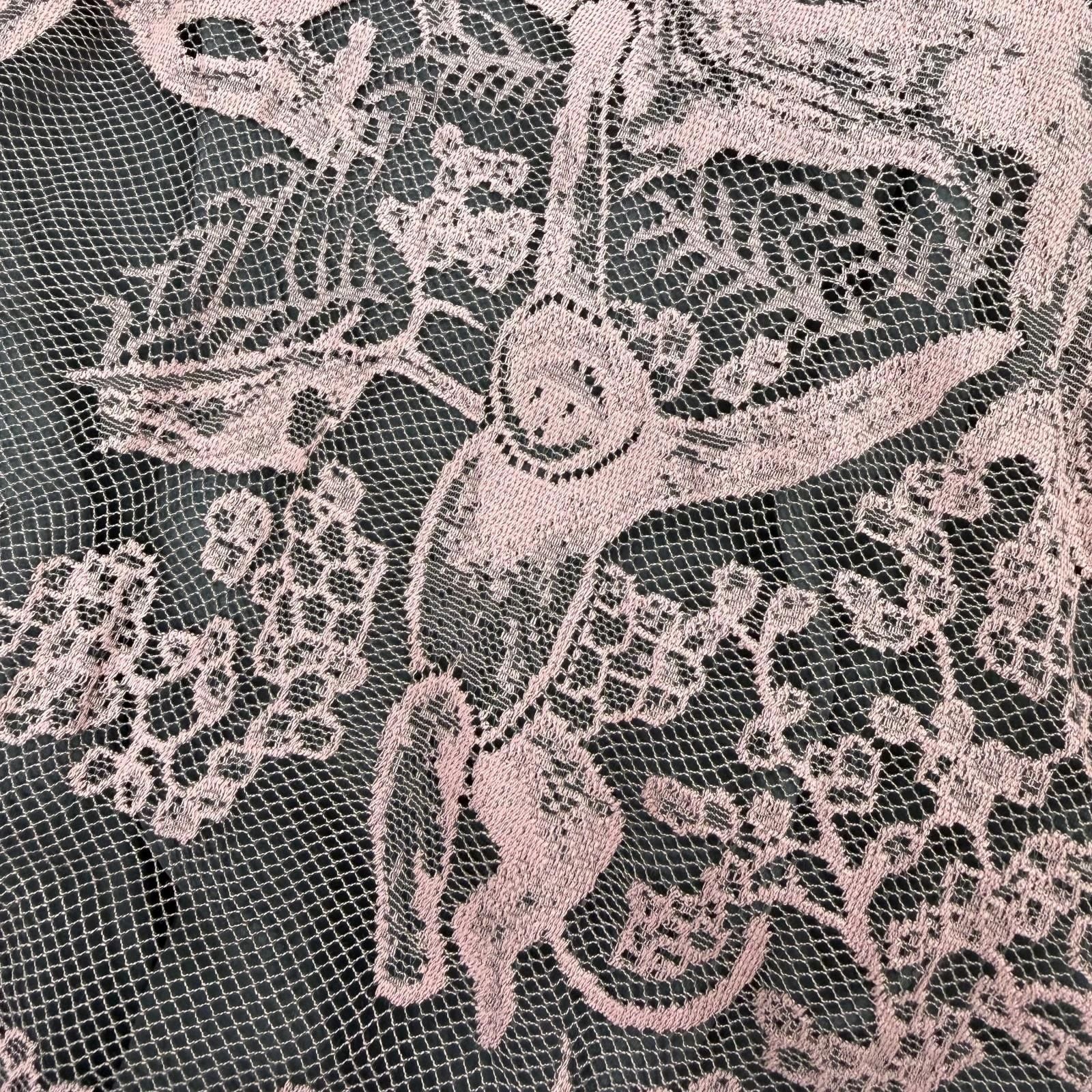 Dior Lace Dioriviera Midi Skirt Pink 44 — view 8