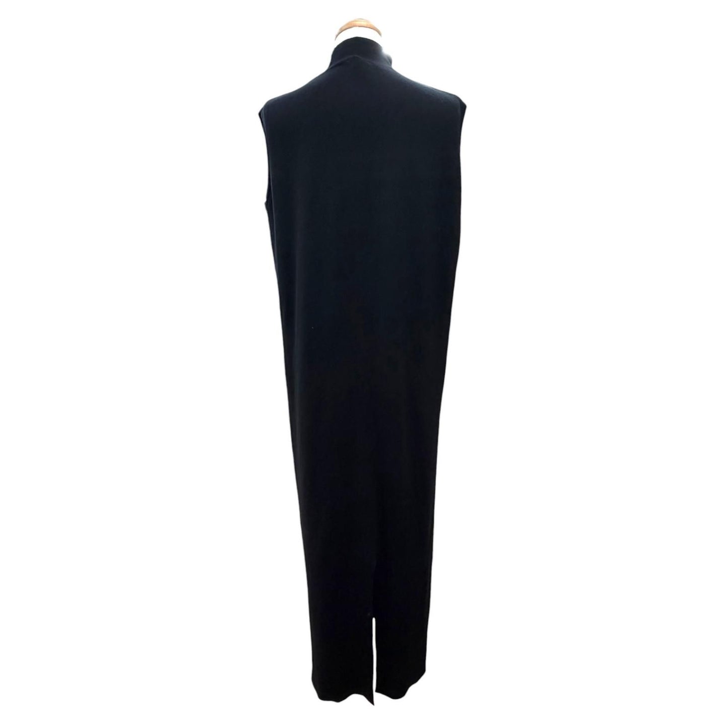 Hermes Vintage Martin Margiela Era High Neck Sleeveless Knit Dress Long Length — view 4
