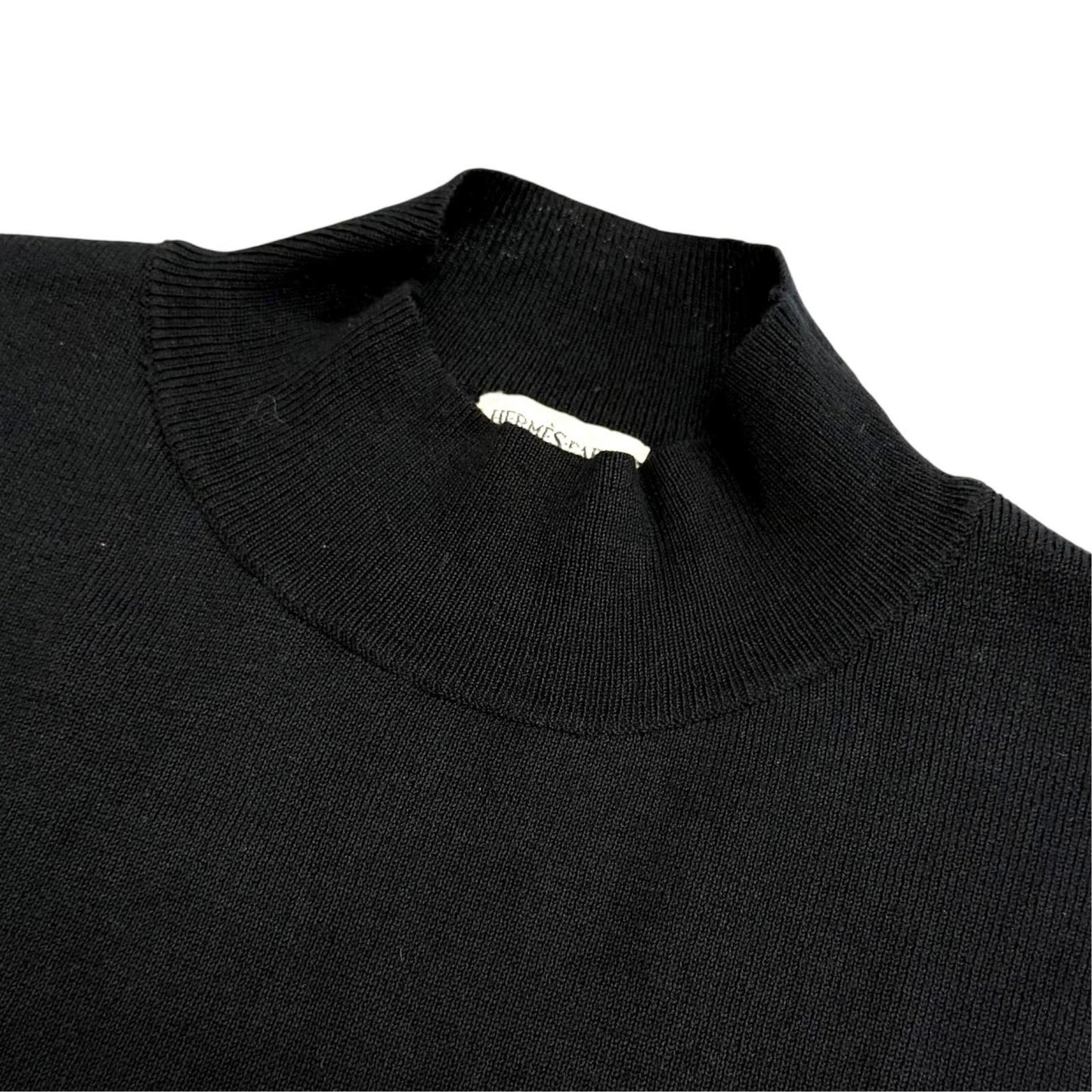 Hermes Vintage Martin Margiela Era High Neck Sleeveless Knit Dress Long Length — view 5